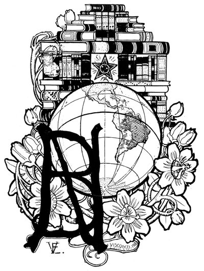 Emblem of the National Library of Brazil by Eliseu Visconti